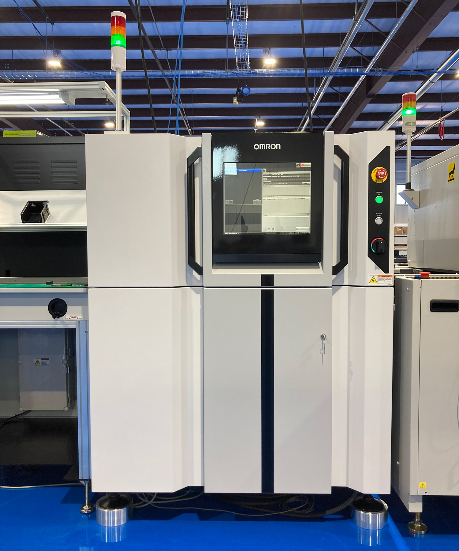 An automated optical inspection machine