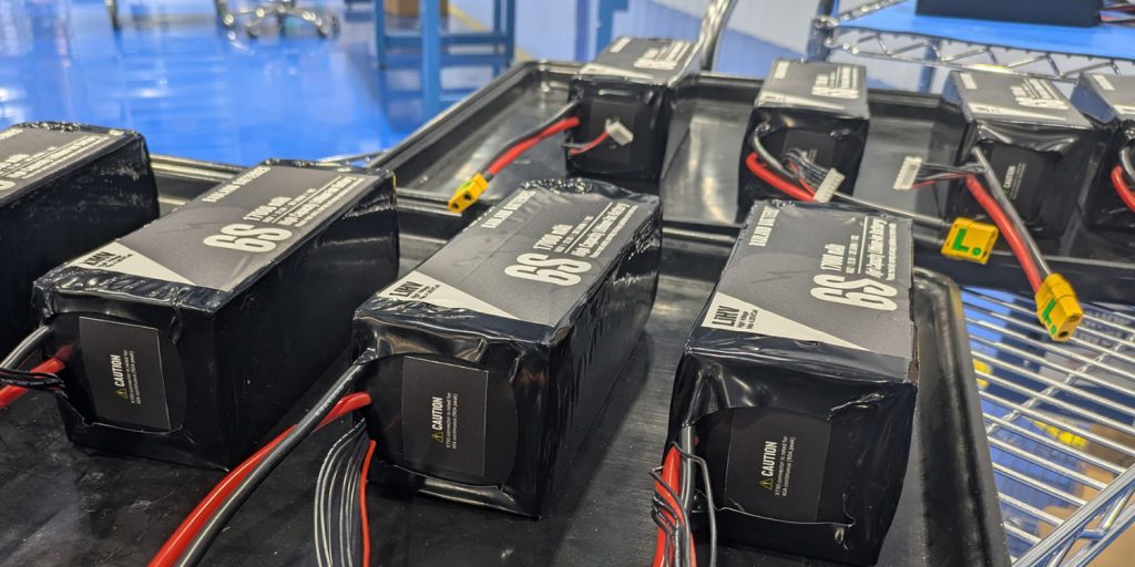 A set of battery packs for uncrewed aircraft systems.